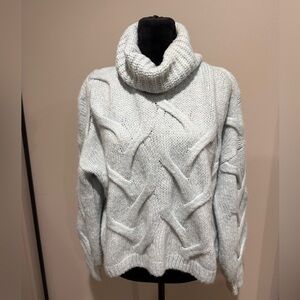 Madewell Somervell Modern Cable Turtleneck Sweater
